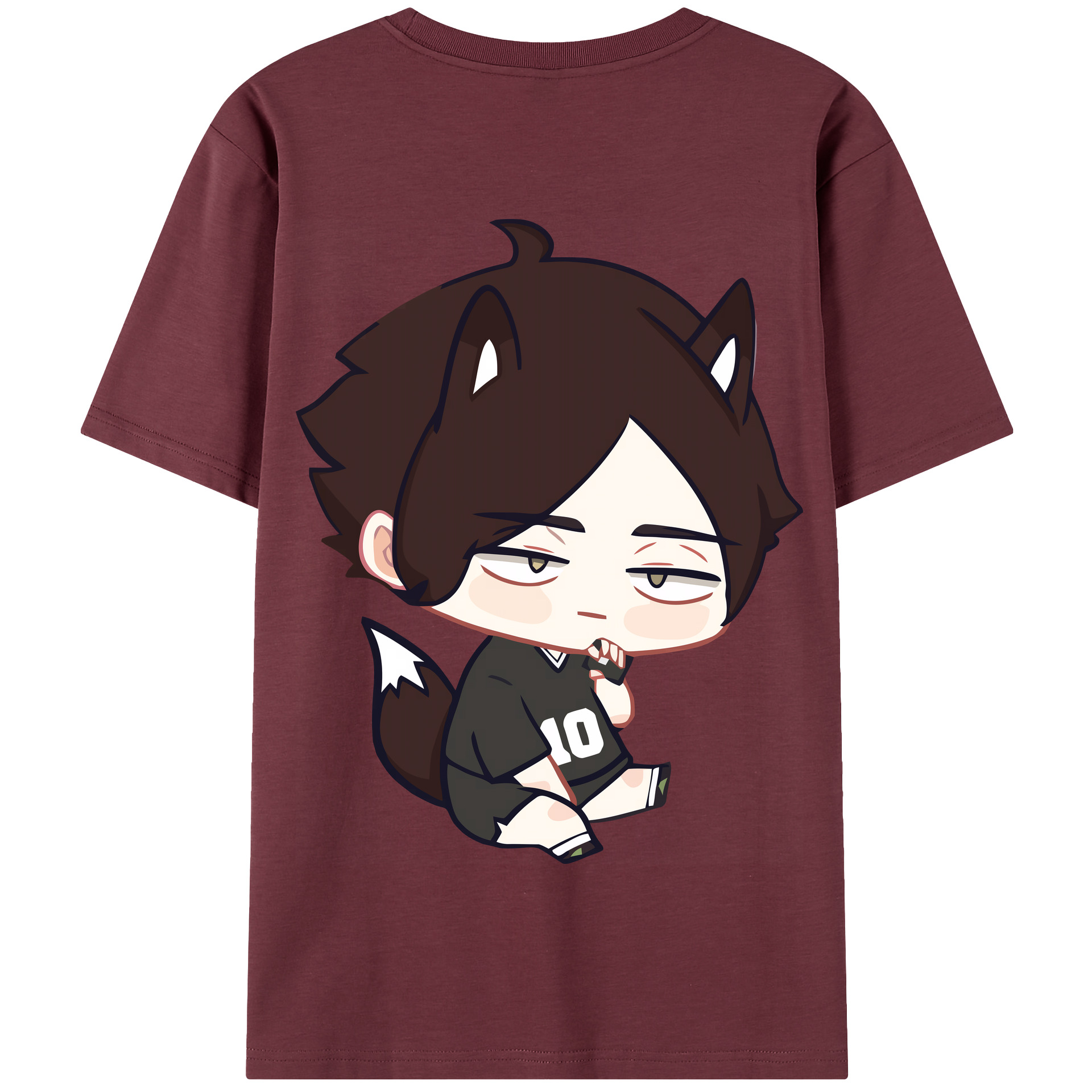 （画像用） ハイキュー!! Haikyu!! 綿100％半袖Tシャツ（背面プリント）